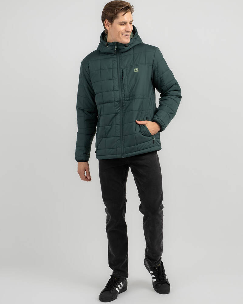 Billabong Journey Puffer Hooded Jacket for Mens