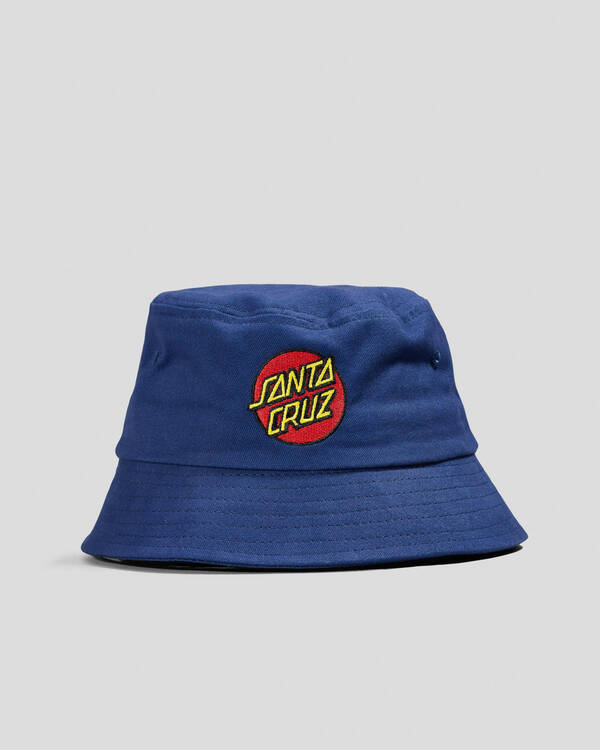 Santa Cruz Boys' Classic Dot Patch Bucket Hat for Mens