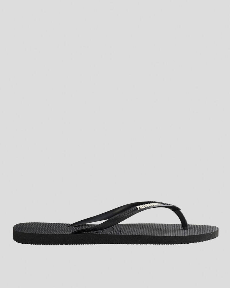 Havaianas Slim Logo Thongs for Womens