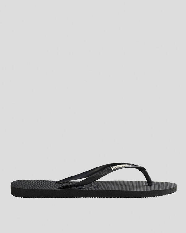 Havaianas Slim Logo Thongs for Womens
