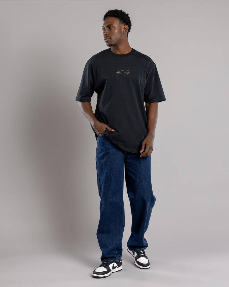 Thrills Fortune Favors Embro Oversize Fit T-Shirt for Mens
