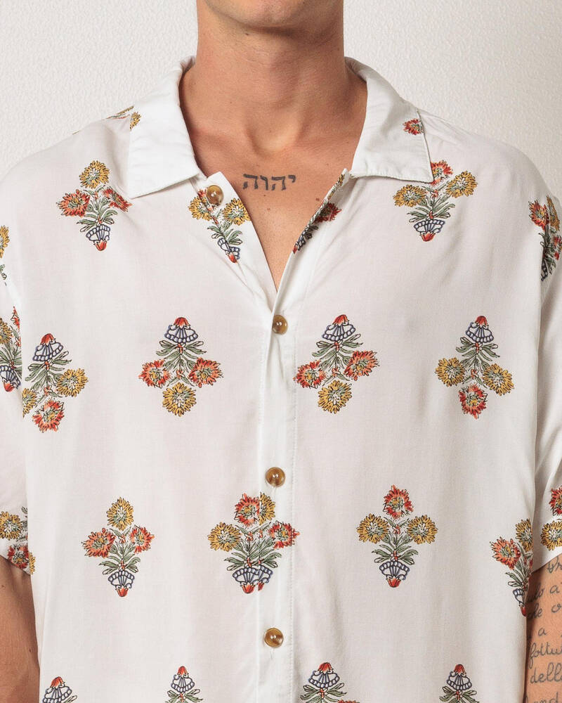 Rhythm Bouquet Short Sleeve Shirt for Mens