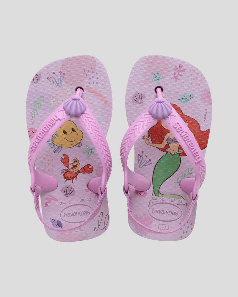 Havaianas Toddlers' Disney Classics Ariel Thongs for Unisex