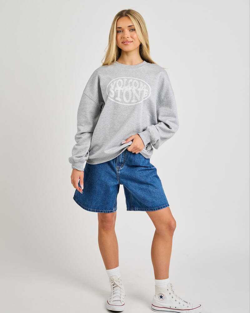 Volcom Ex Boyfriends Crew Neck Sweatshirt for Womens