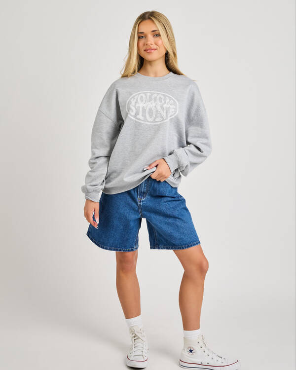 Volcom Ex Boyfriends Crew Neck Sweatshirt for Womens