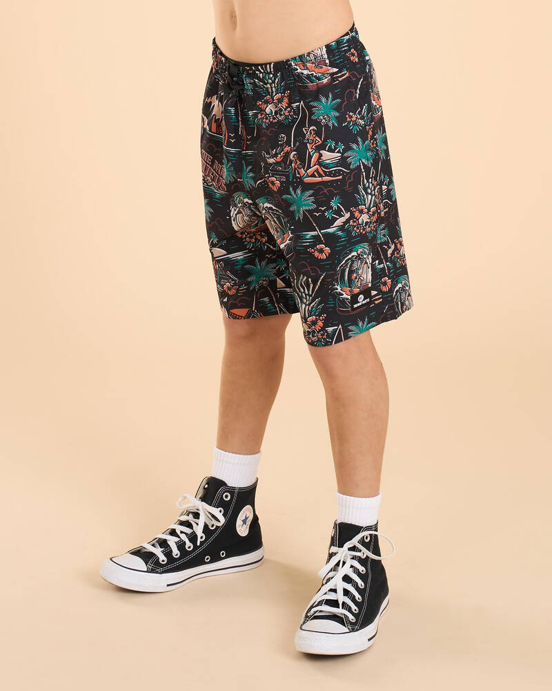 The Mad Hueys Boys' She'll Be Right Volley Shorts for Mens