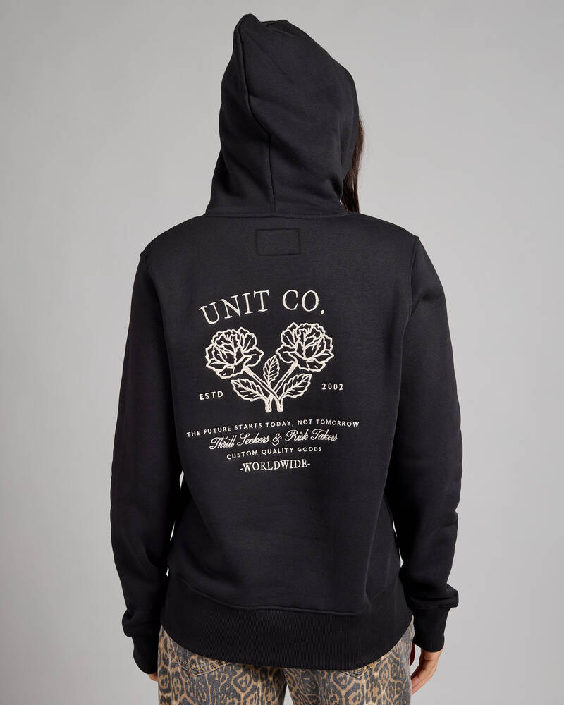 Unit Rosette Pullover Hoodie for Womens