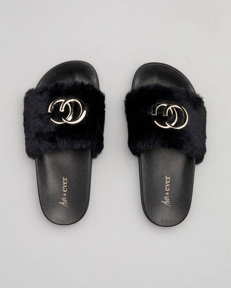 Ava And Ever Girls' Hearsay Slide Sandals for Womens