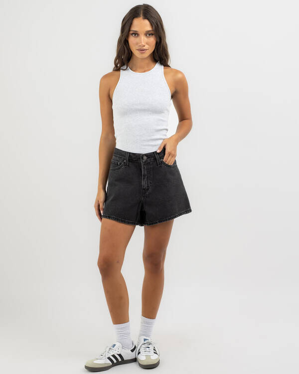 Ava And Ever Sofia Basic Rib Crew Neck Tank for Womens
