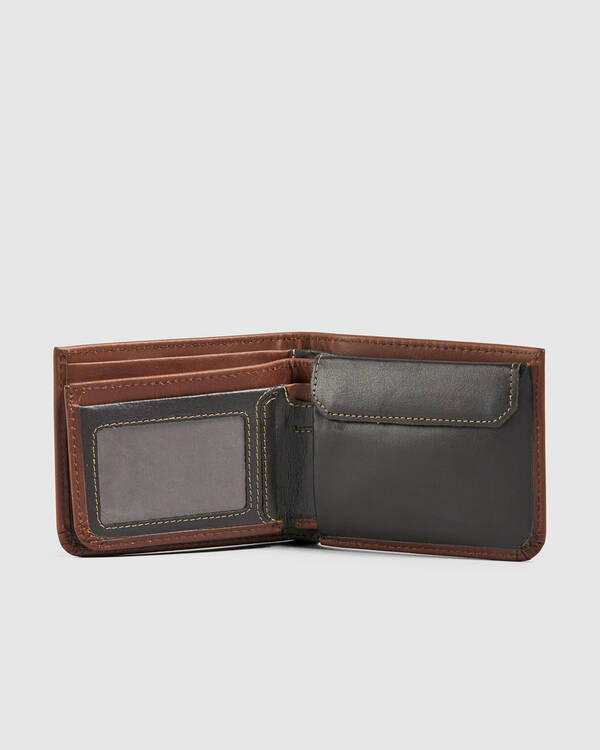 Rip Curl Surf Revival RFID 2 In 1 Leather Wallet for Mens