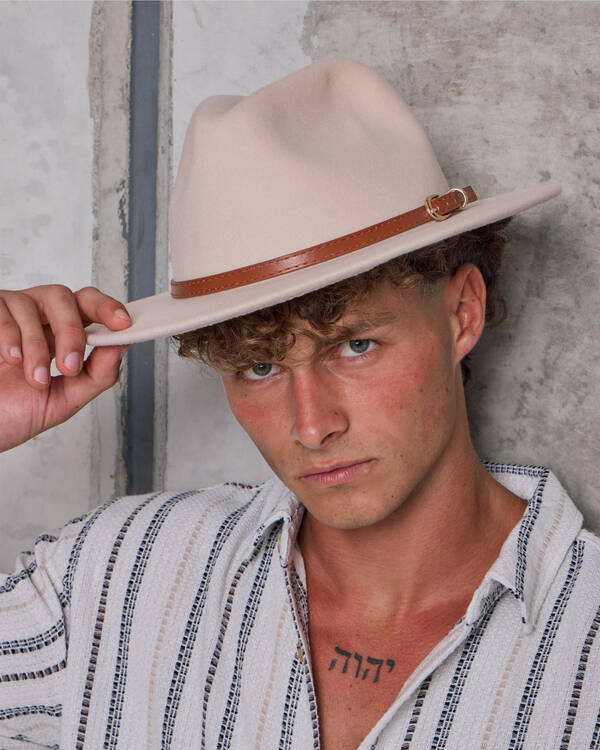 Miscellaneous Schrader Panama Felt Hat for Mens