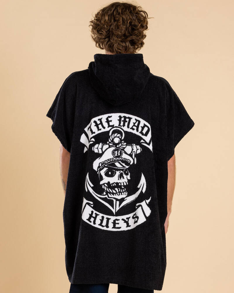The Mad Hueys Sailor Anchor Hooded Towel for Mens