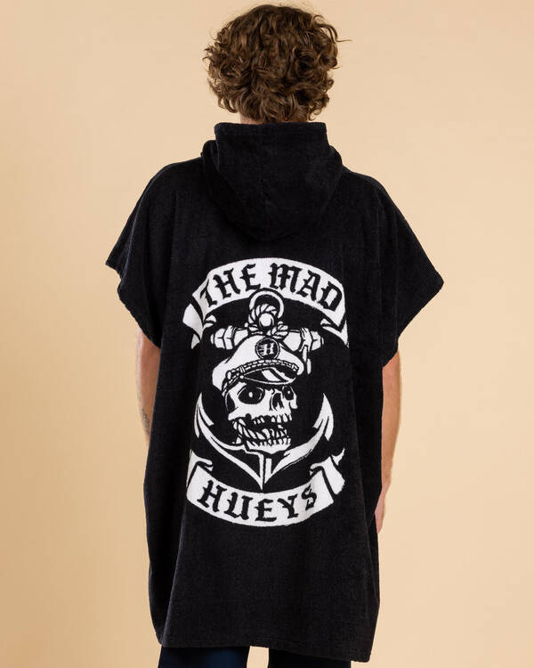 The Mad Hueys Sailor Anchor Hooded Towel for Mens