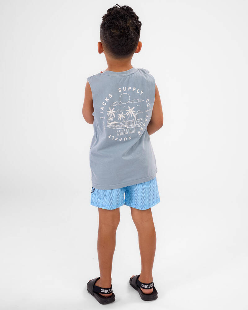 Jacks Toddlers' Rising Tide Muscle Tank for Mens