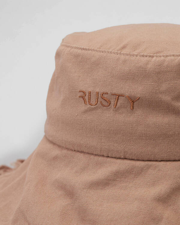 Rusty Gleam Organic Bucket Hat for Womens