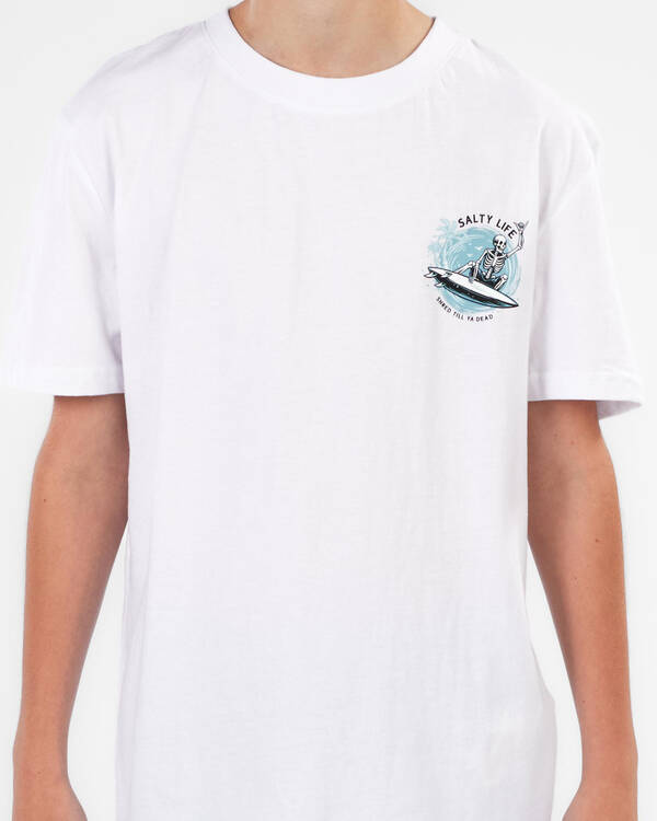 Salty Life Boys' Gnarly Bones T-Shirt for Mens