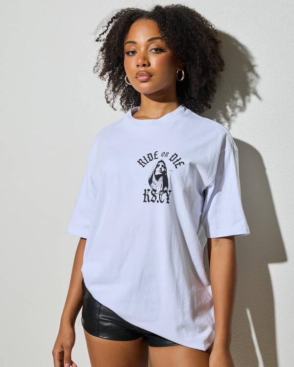 Kiss Chacey Saint Box Fit T-Shirt for Womens