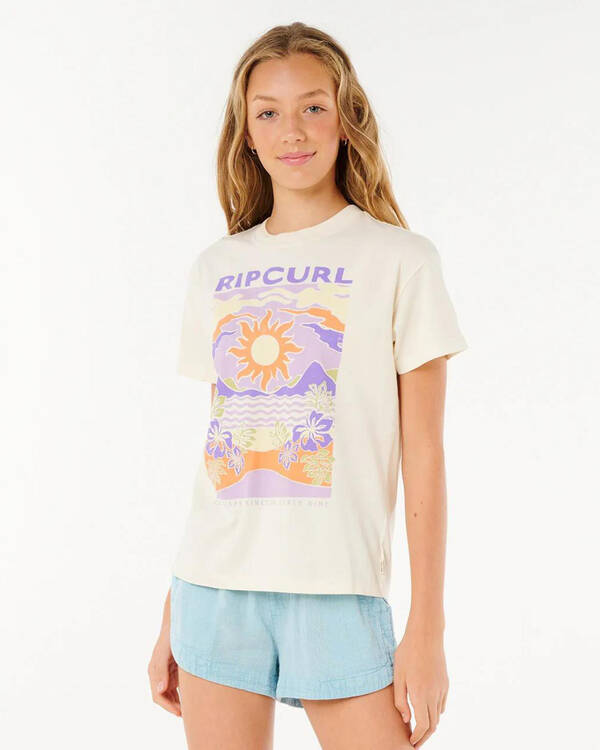 Rip Curl Girls' Dune Dancer Relaxed T-Shirt for Womens