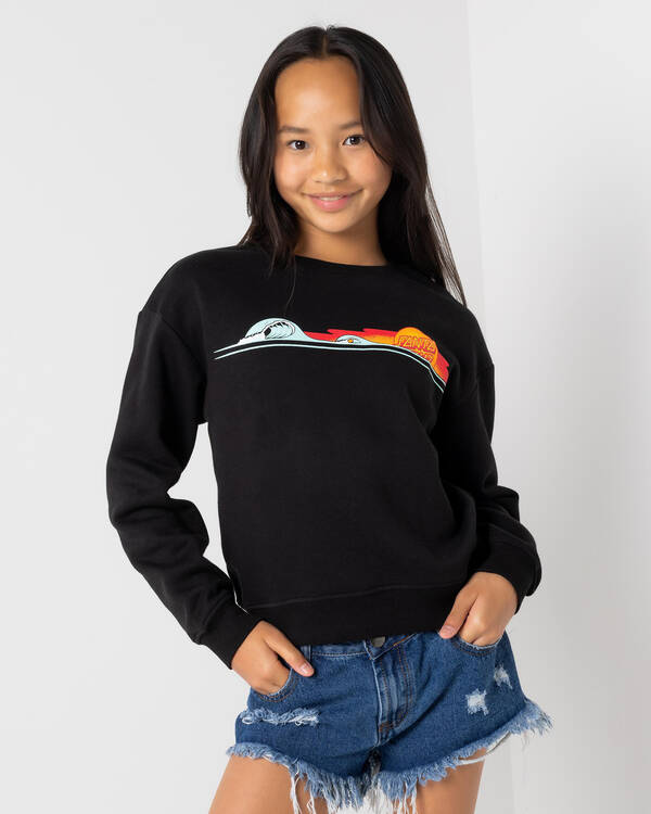 Santa Cruz Girl's Sunrise Dot Sweatshirt for Womens
