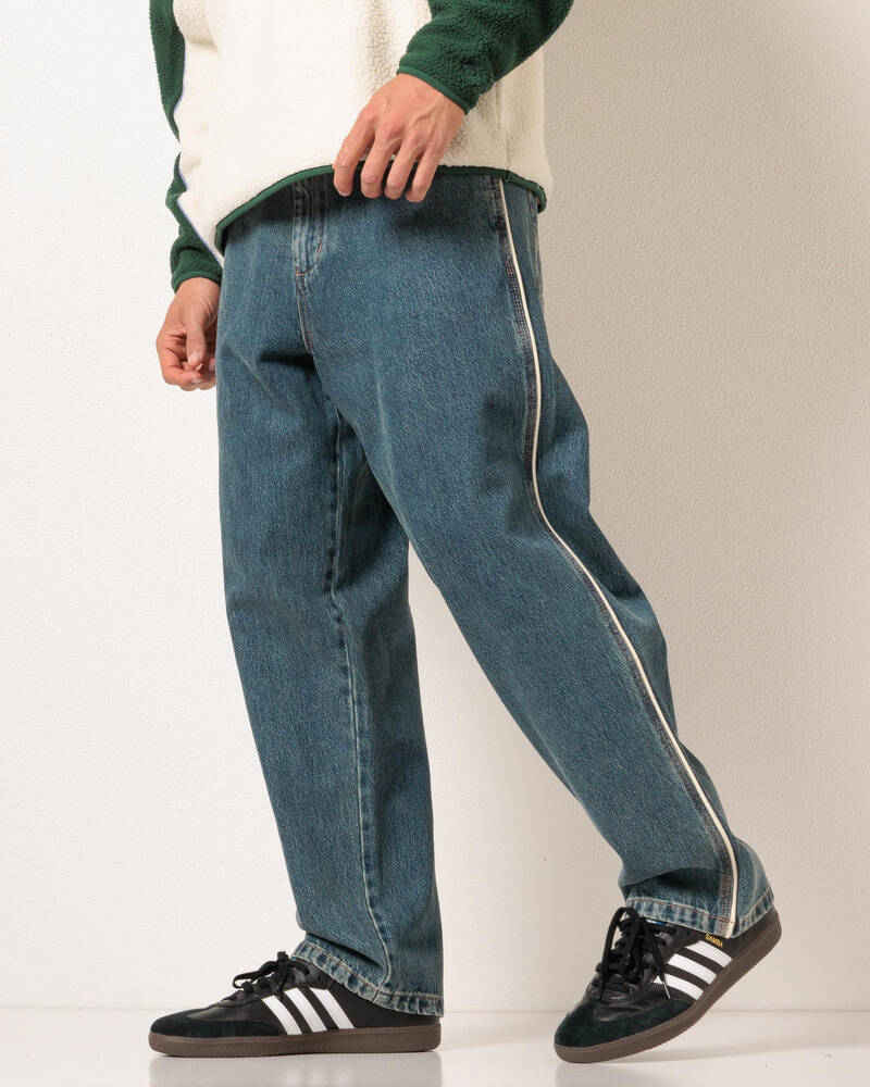 Worship Supplies Piped Big Lounger Jeans for Mens