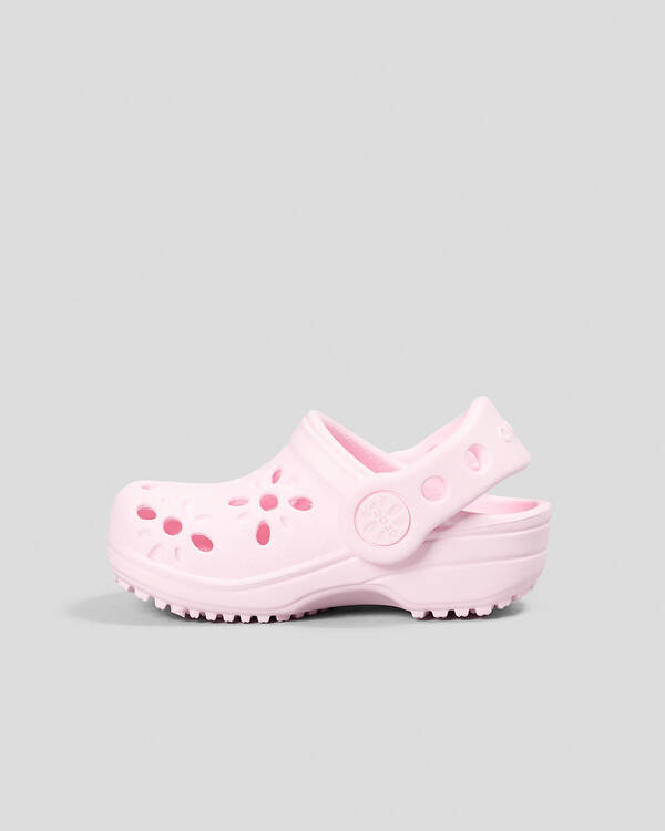 Crocs Toddlers' Classic Floral Cut Out Clog for Unisex