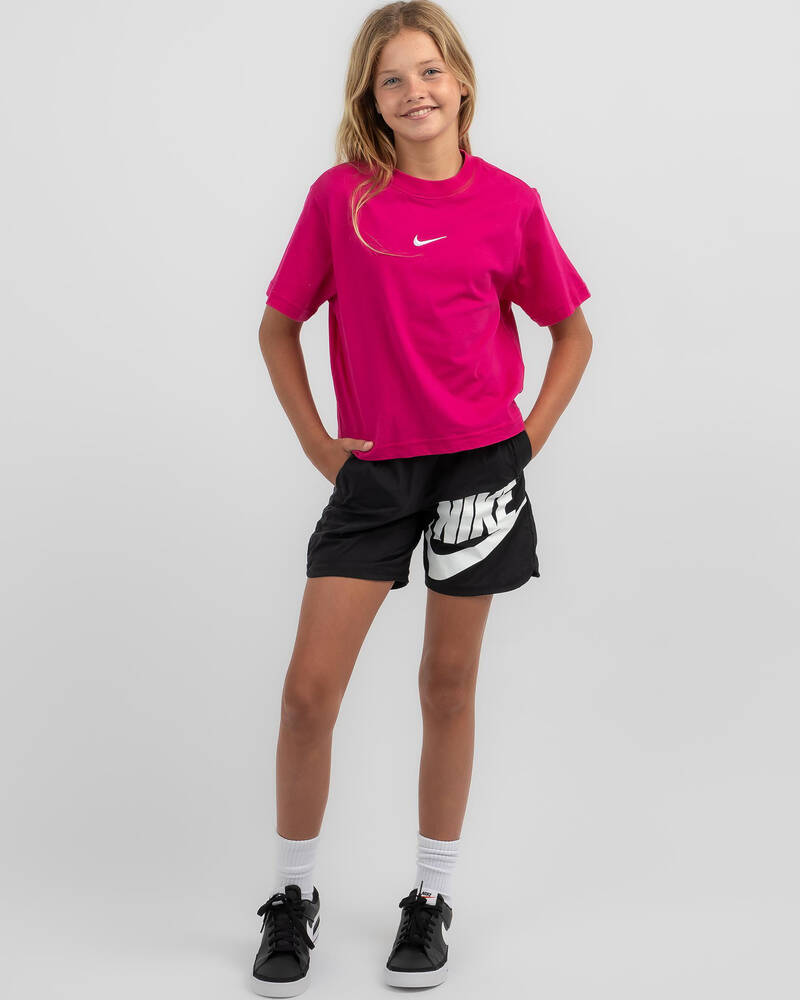 Nike Girls' Essential Short Sleeve Boxy T-Shirt for Womens