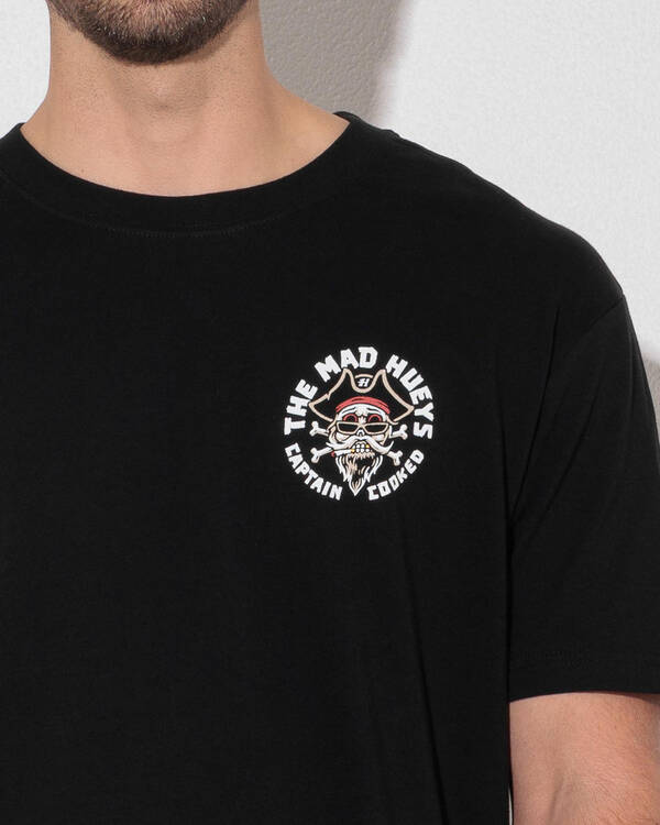 The Mad Hueys Stumbling Captain Cooked T-Shirt for Mens