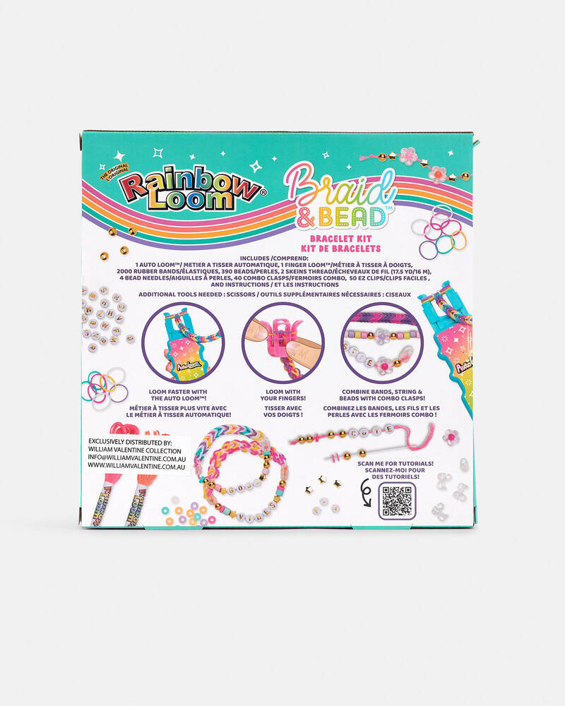 Rainbow Loom Braid & Bead Kit for Womens