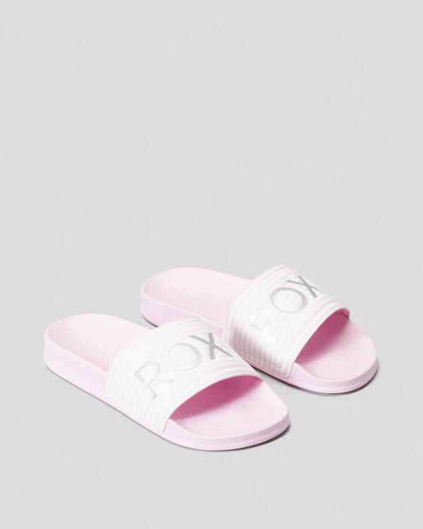 Roxy Girls' Roxy Slippy Slide Sandals for Womens