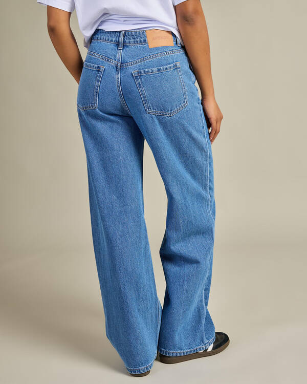 Afends Bella Wide Leg Baggy Jean for Womens