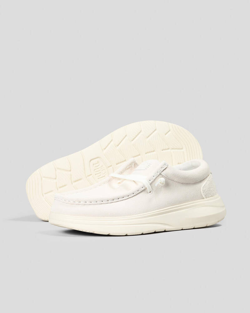 HEYDUDE Wendy COMF Suede Shoes for Womens