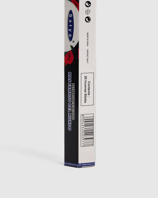 Satya Hexa Black Opium Incense Sticks - 20 Pack for Unisex