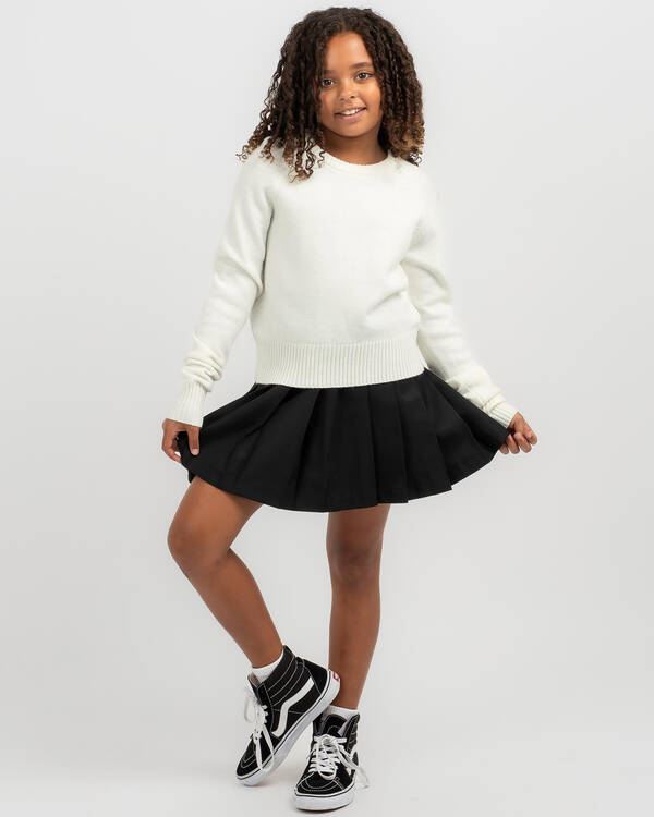 Mooloola Girls' Basic Crew Neck Knit Jumper for Womens