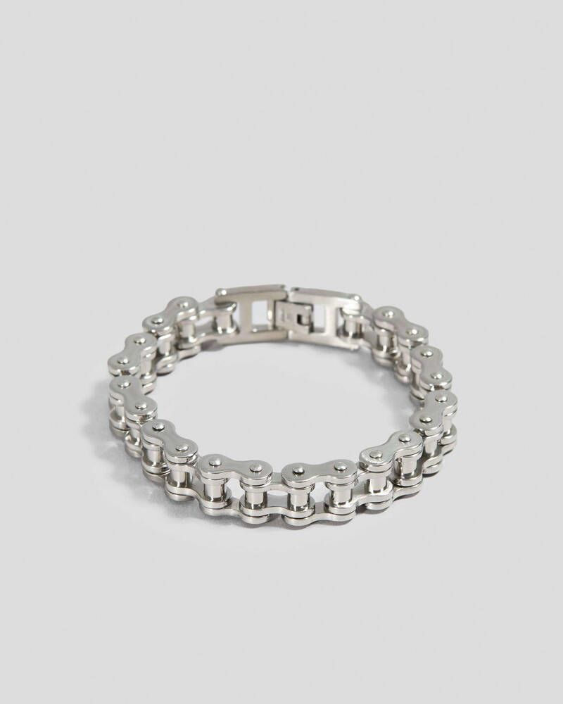 REPUBLIK Metal Bike Chain Bracelet for Mens