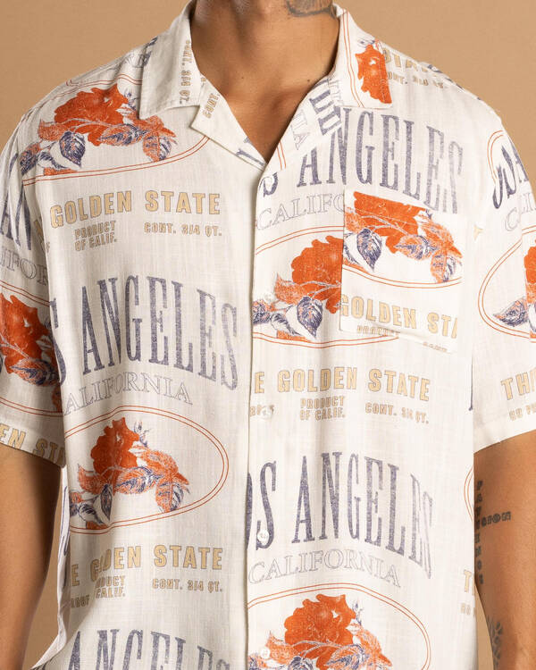 St. Goliath Golden State Short Sleeve Shirt for Mens
