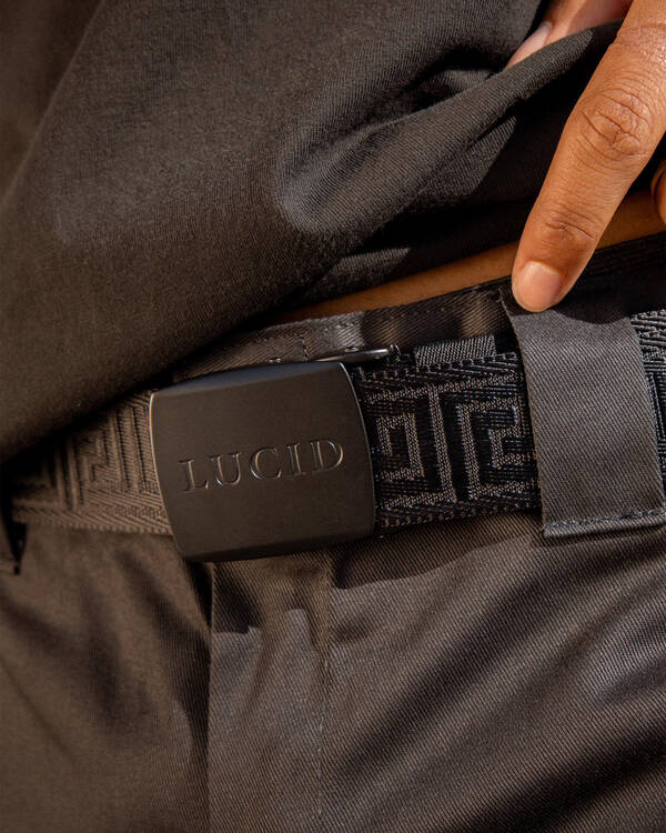 Lucid Pattern Web Belt for Mens