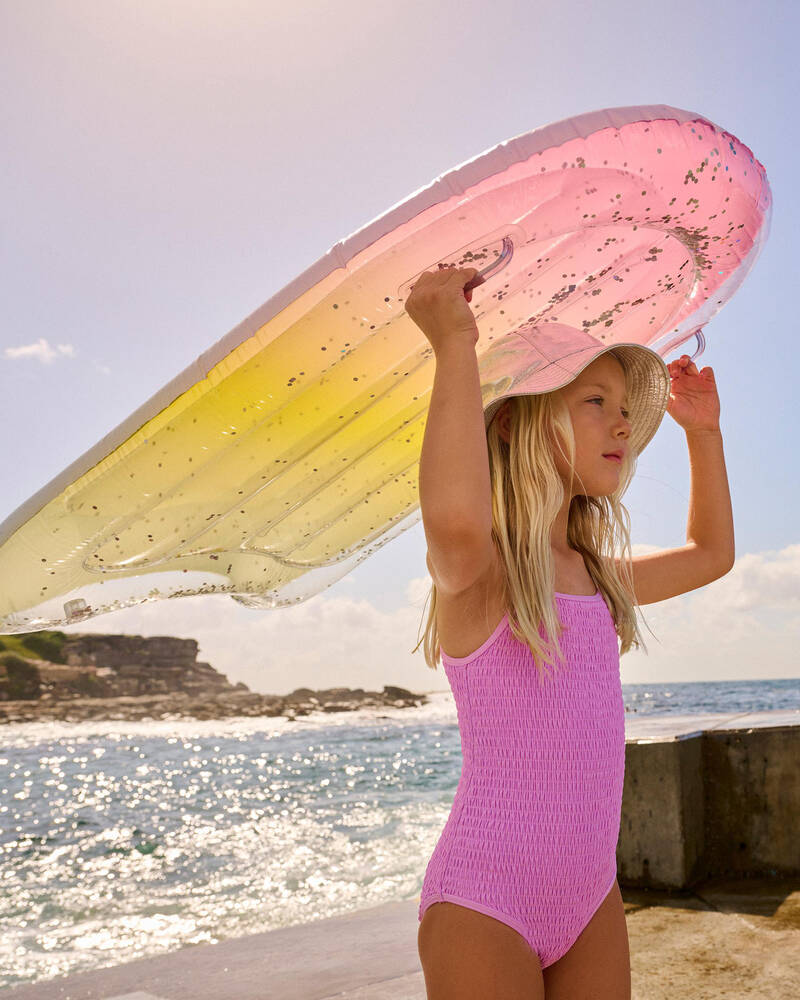 Sunnylife Rainbow Ombre Inflatable Boogie Board for Womens