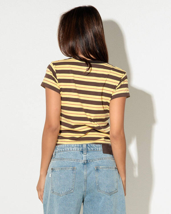 Worship Supplies Supernova Stripe Teeny Tee for Womens