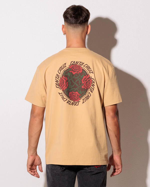Santa Cruz Dressen Roses T-Shirt for Mens