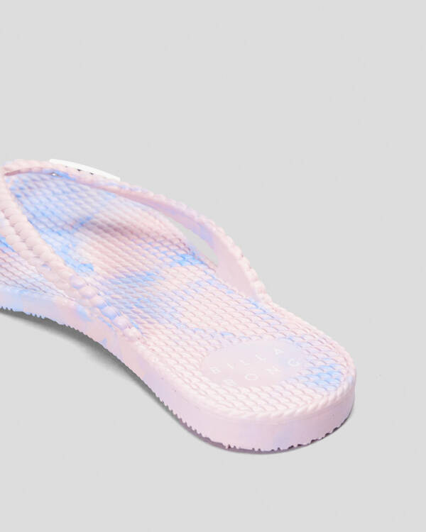Billabong Girls' Kicks Marble Thongs for Womens