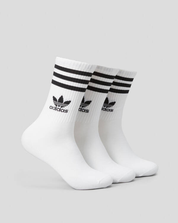 adidas Women's 3 Stripes Crew Sock Pack for Womens