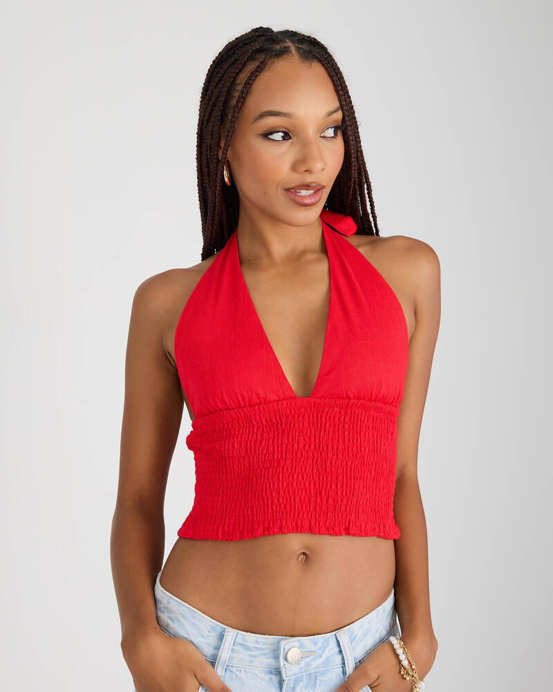 Mooloola Evie Hawaii Halter Top for Womens