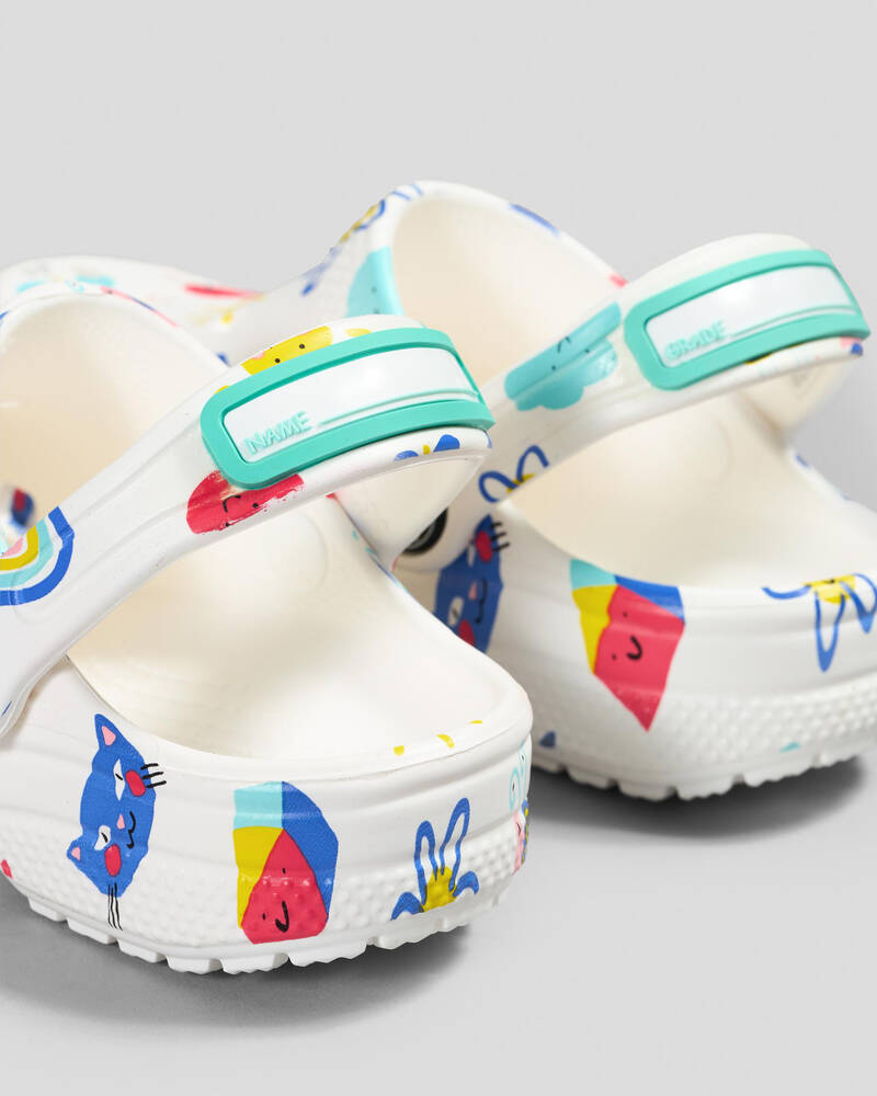 Crocs Toddlers' Classic Doodle Print Clogs for Unisex