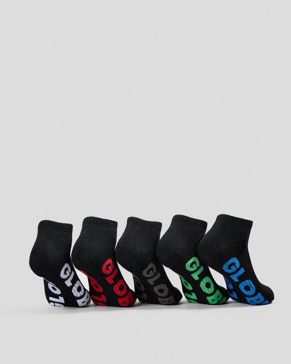 Globe Boys' Stealth Ankle 5 Pack Socks for Mens