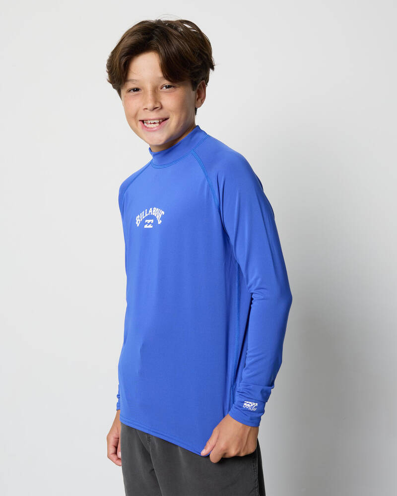 Billabong Boys' All Day Arch Long Sleeve Rash Vest for Mens
