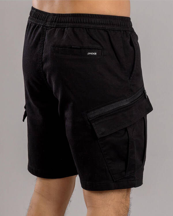 Jacks Edition Elastic Waist Shorts for Mens