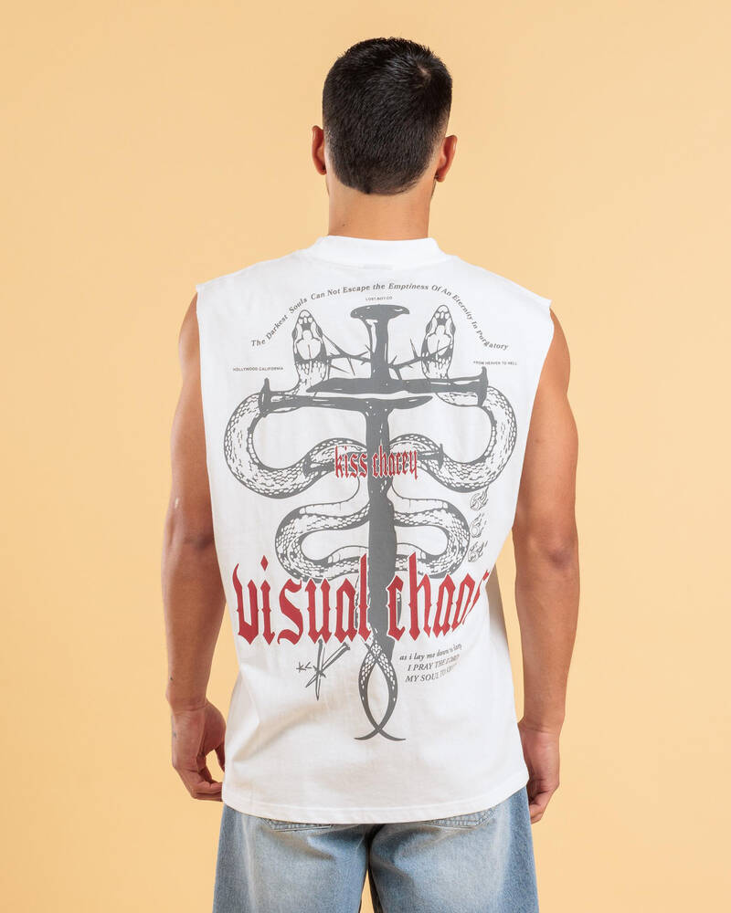 Kiss Chacey Pray Soul Street Muscle Tank for Mens