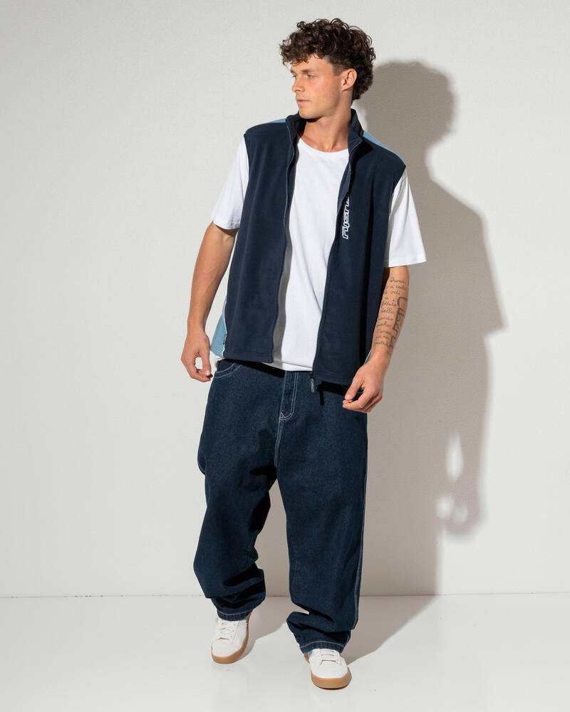 Rusty Phantom Polar Fleece Vest for Mens