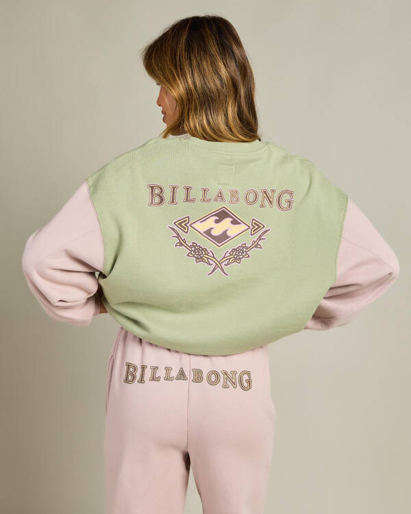 Billabong The Original Vibes Kendall Crewneck Sweatshirt for Womens