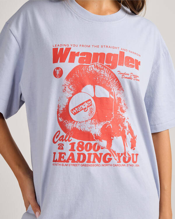 Wrangler Leading You Slouch T-Shirt for Womens